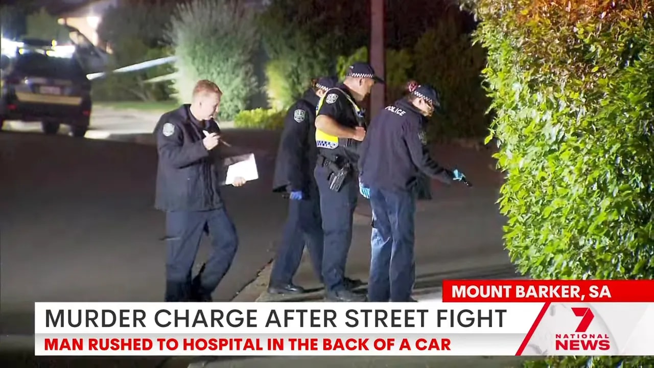 Mount Barker murder charge after late-night confrontation