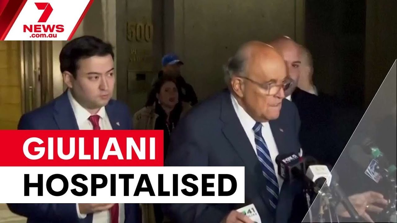 Rudy Giuliani Hospitalised in Critical Condition